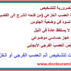 Les algies anales « essentielles » آلالام الأساسية لفوهة الشرج و المستقيم Partie 7الجزء السابع